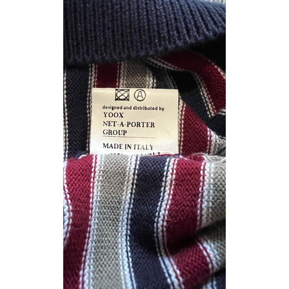 NWT Edwa by Edward Spiers Mens Long Sleeve Striped Shirt Made in Italy - Picture 6 of 9